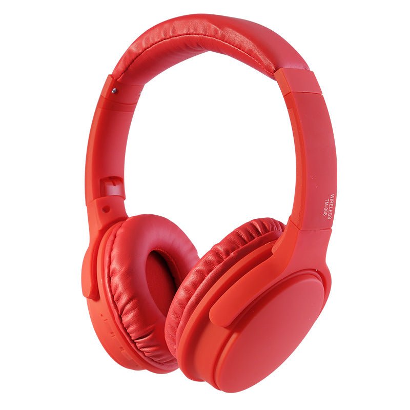Casque Bluetooth 5.0 - Son HD & - Micro intégré - Casque Bleutooth - Rouge - SupportConnect