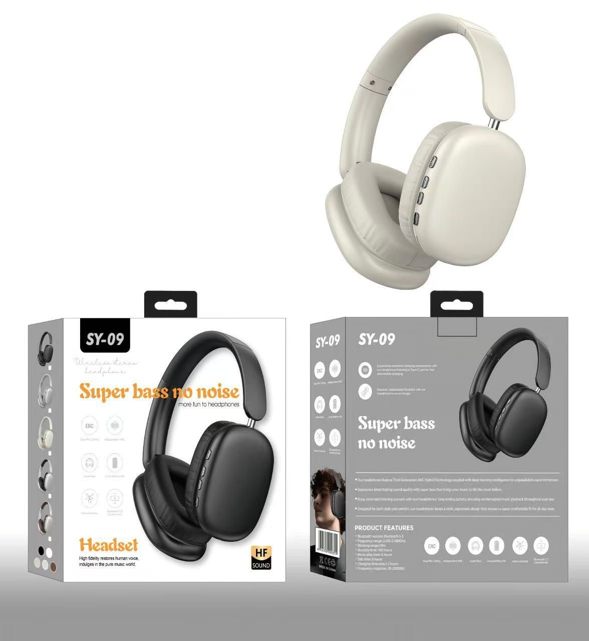Casque Bluetooth à longue autonomie. - Casque Bleutooth - Kaki - SupportConnect