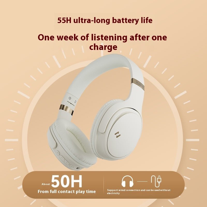 Casque sans fil Bluetooth à fixation sur la tête - Casque Bleutooth - Noir - SupportConnect