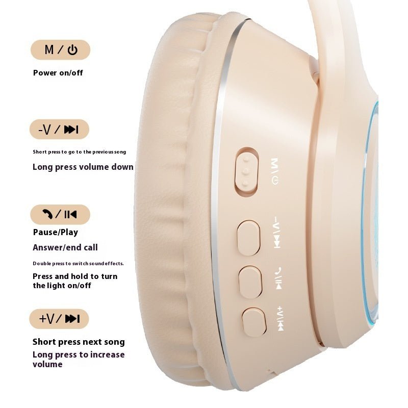 Casque sans fil Casque Bluetooth Caisson de basses Jeu Super clair. - Casque Bleutooth - Noir - SupportConnect