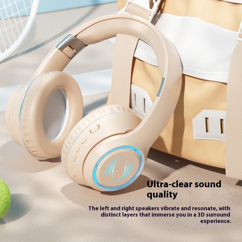 Casque sans fil Casque Bluetooth Caisson de basses Jeu Super clair. - Casque Bleutooth - Violet - SupportConnect