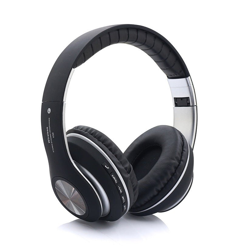 Casque stéréo sans fil pliable Private Mode 5.0 - Casque Bleutooth - Noir - SupportConnect