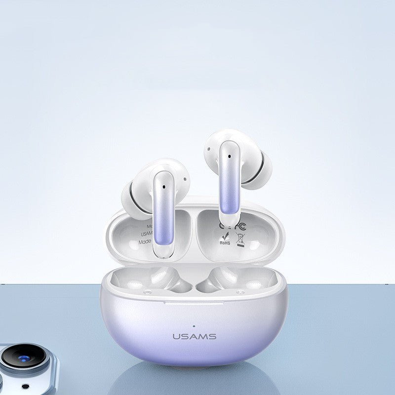 Écouteur Bluetooth de jeux sportifs sans fil - Écouteurs Bleutooth - Violet dégradé - SupportConnect