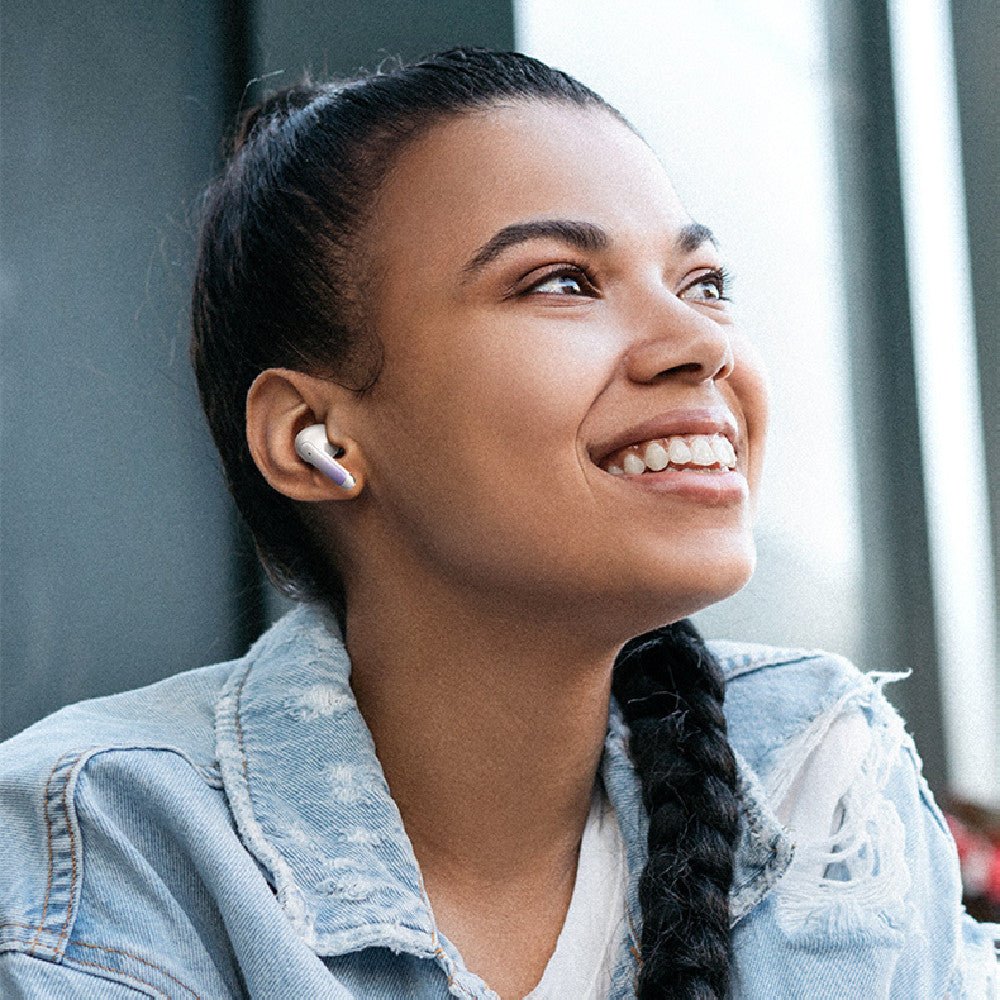 Écouteur Bluetooth de jeux sportifs sans fil - Écouteurs Bleutooth - Violet dégradé - SupportConnect