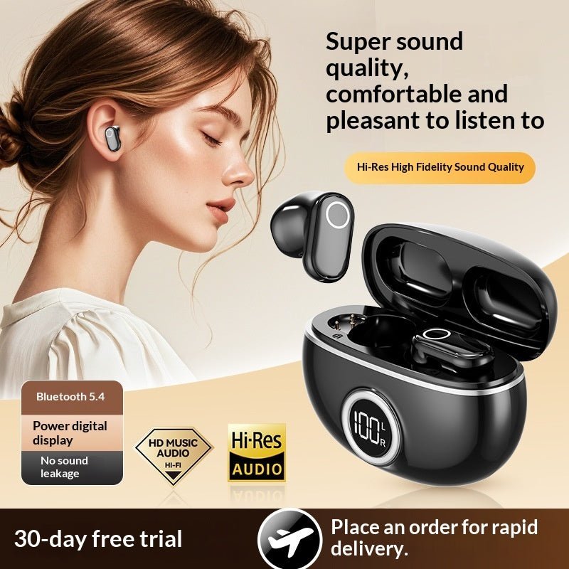 Écouteurs Bluetooth sans fil m84 - Écouteurs Bleutooth - Noir - SupportConnect