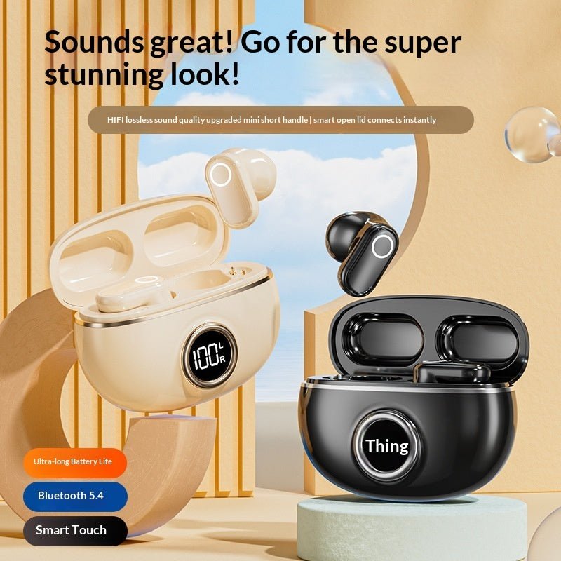 Écouteurs Bluetooth sans fil m84 - Écouteurs Bleutooth - Noir - SupportConnect